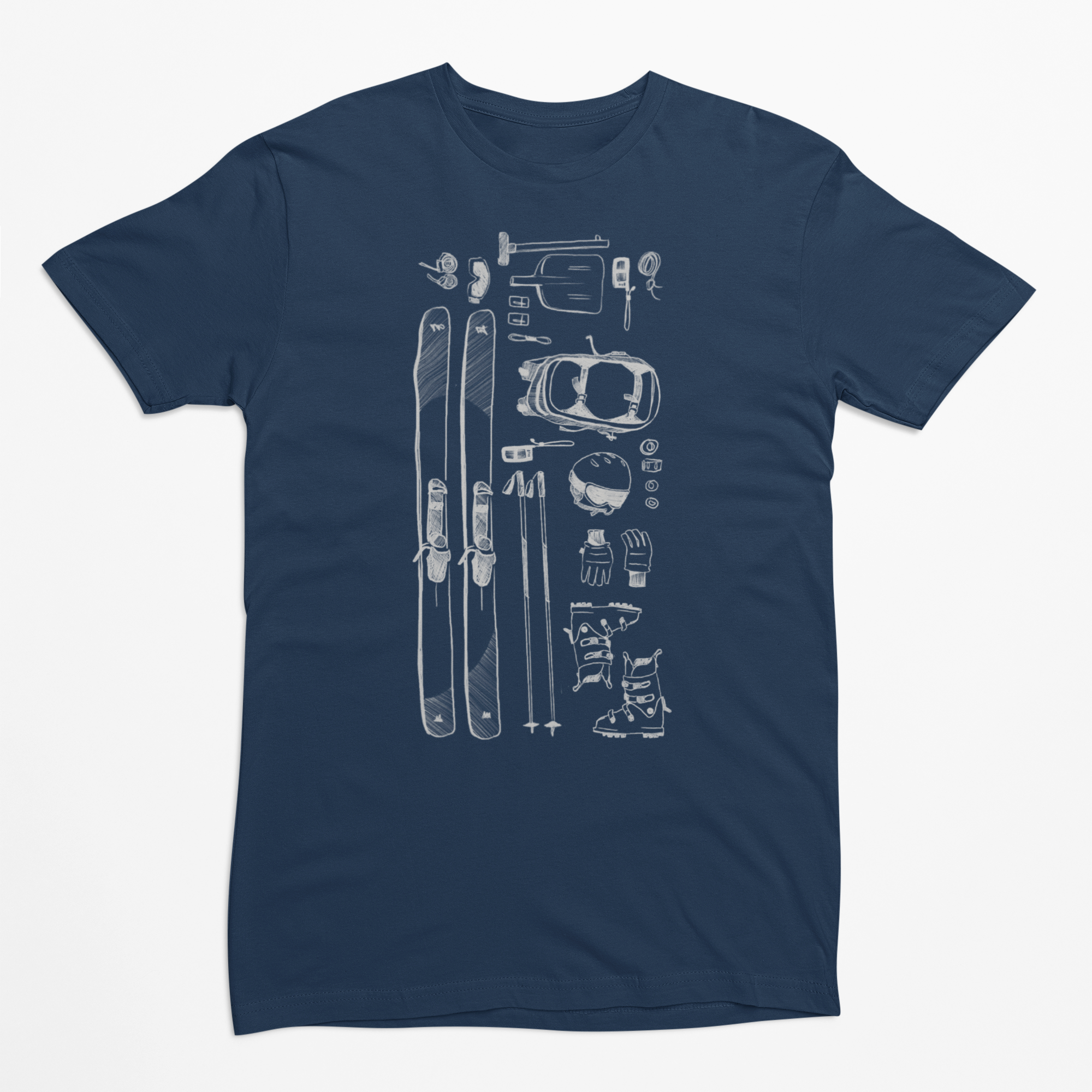 Kit de ski-KM54-T-shirt homme/unisexe