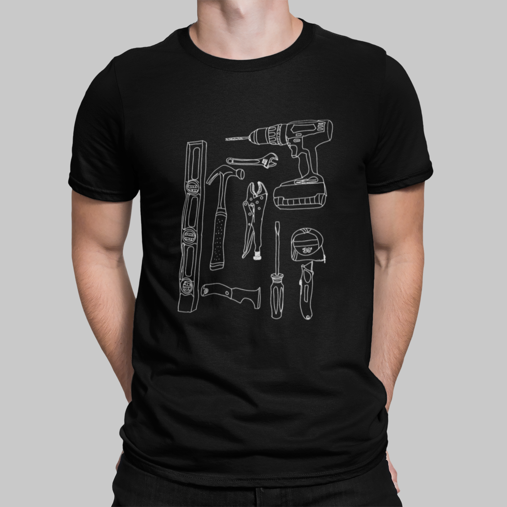 Les outils-T-shirt homme/unisexe