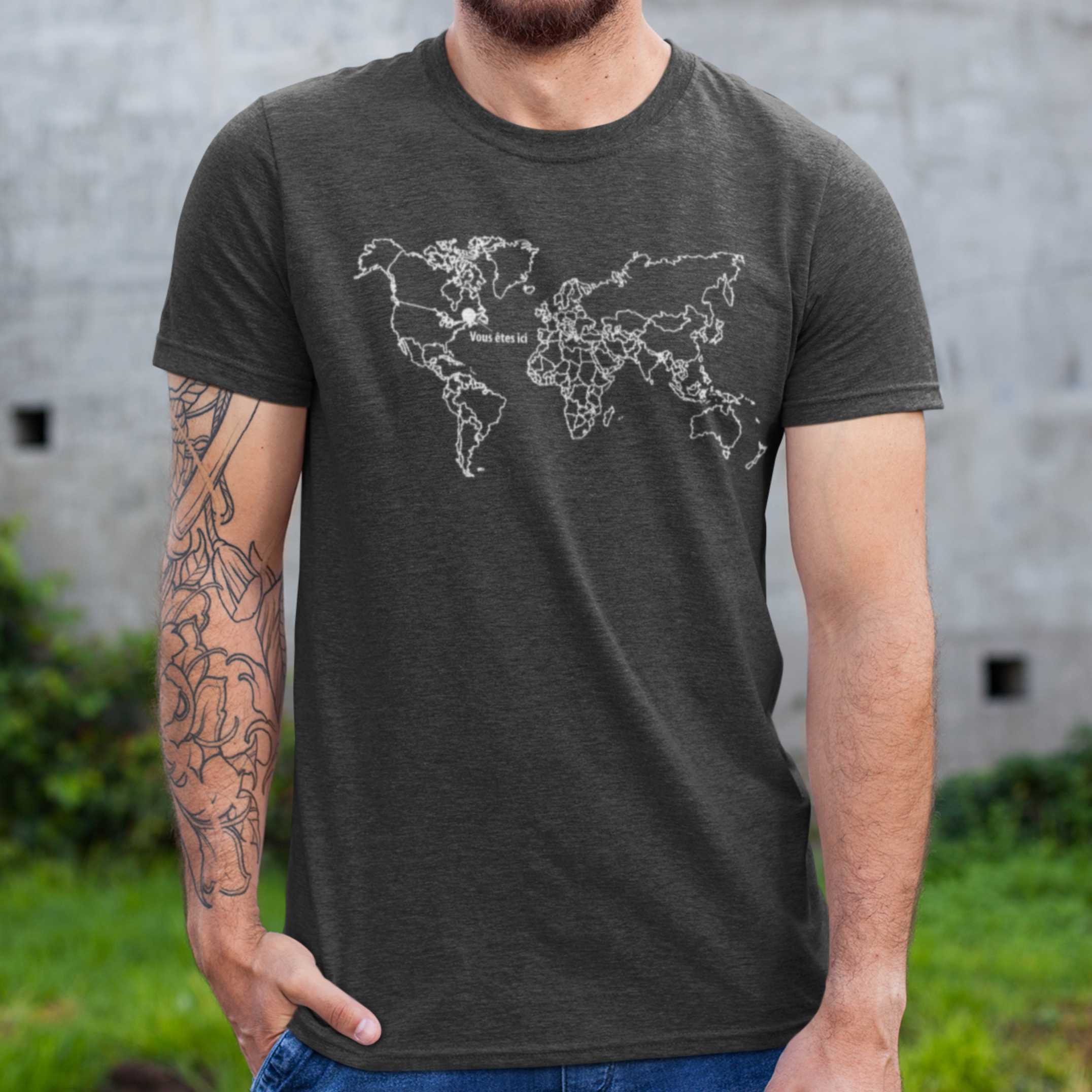You Are Here - Men's/Unisex T-Shirt