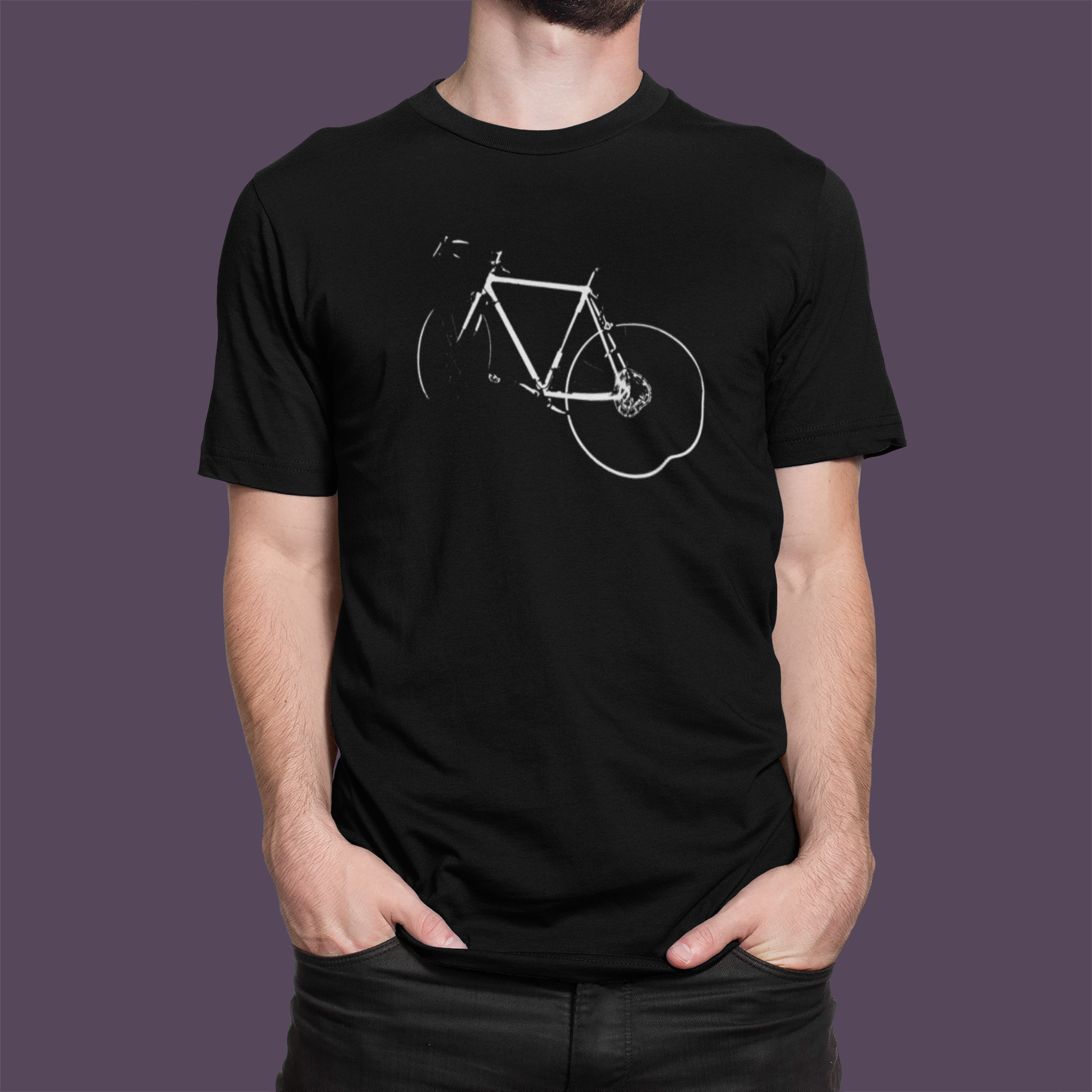 Bike solo - Men tshirt/unisex