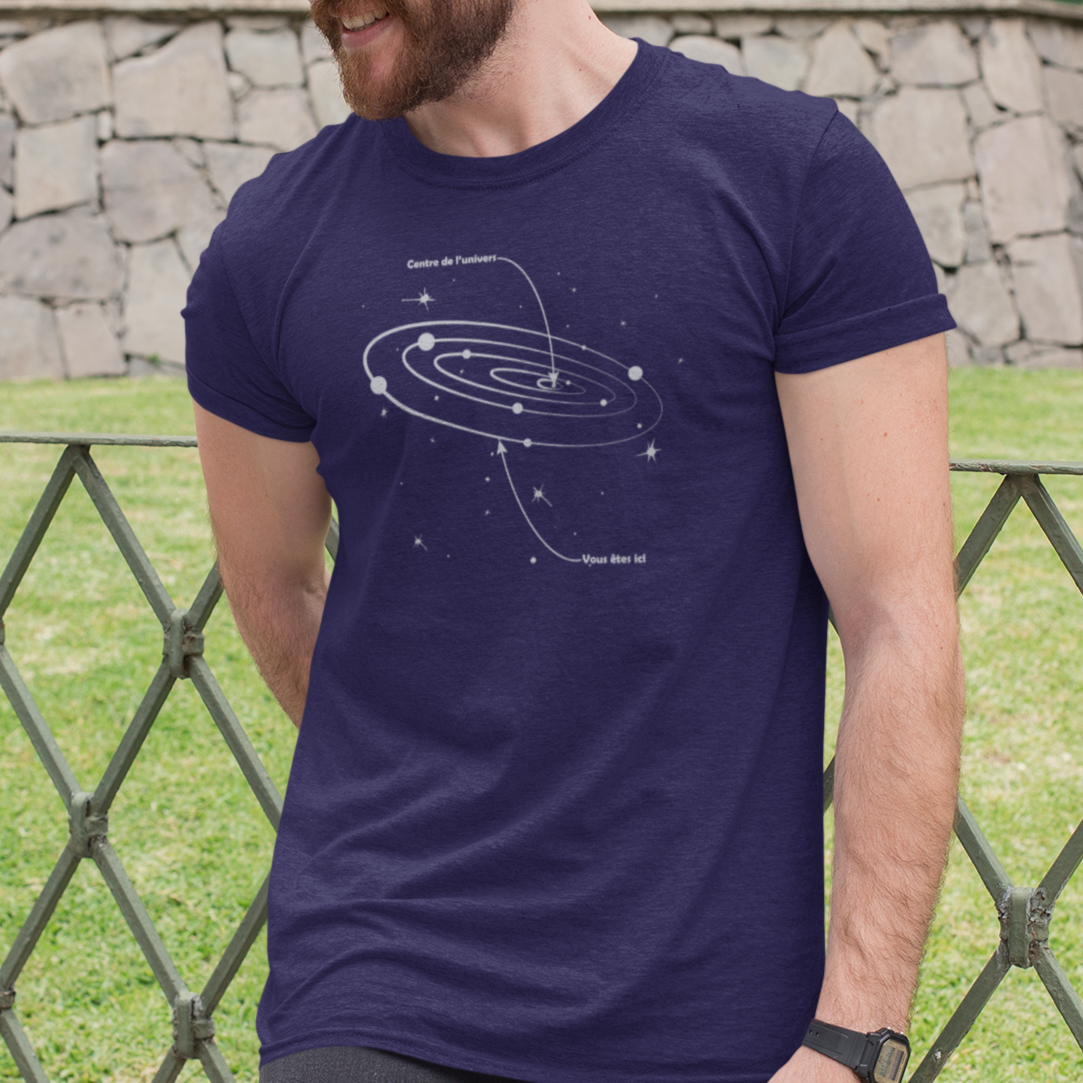 The center of the universe-Unisex T-shirt💙