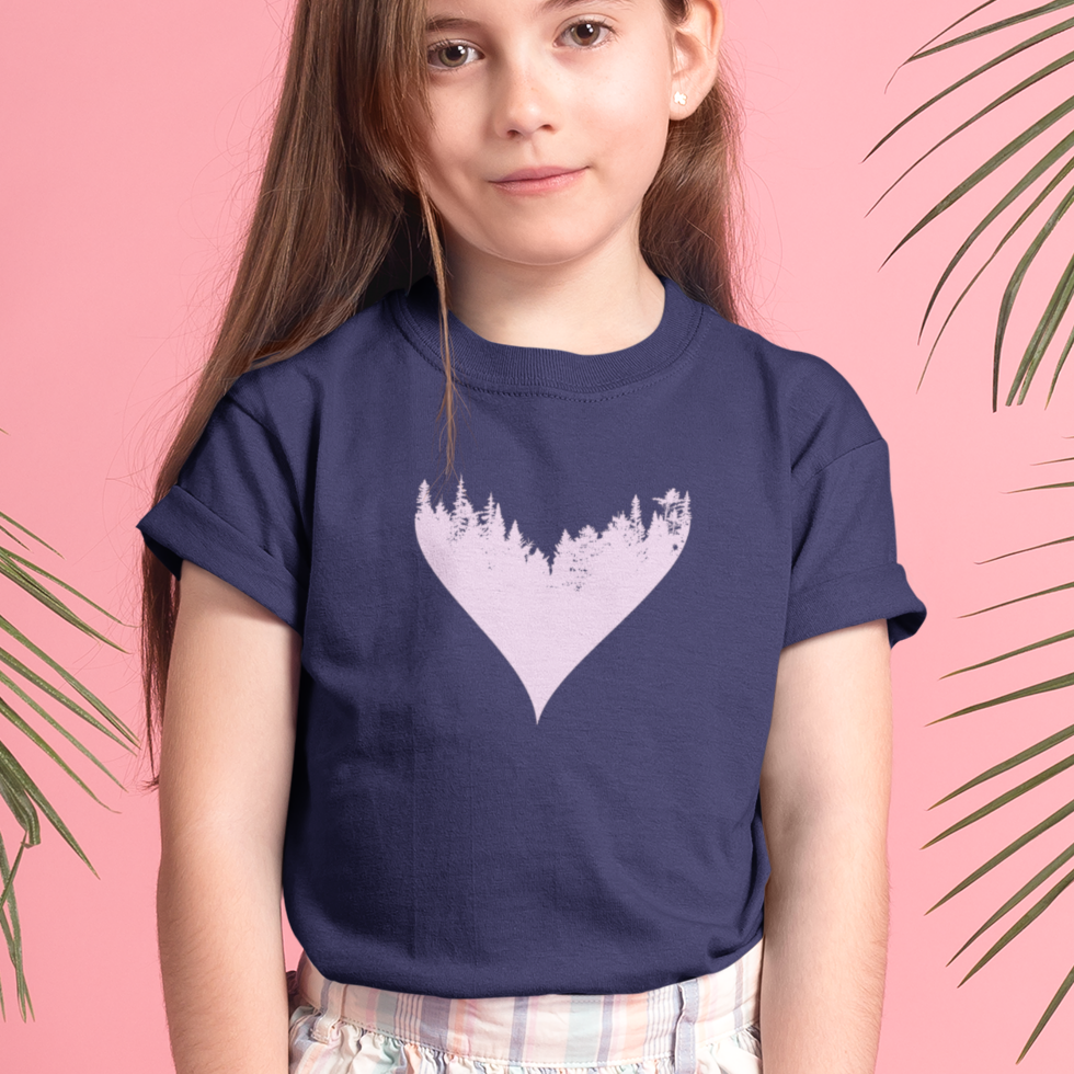 Cœur de la forêt-KM54-T-shirt pour enfant