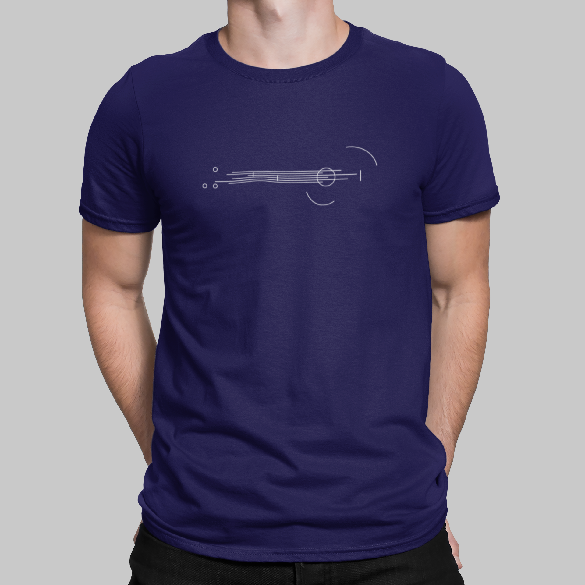 GuitARTdeco-T-shirt homme/unisexe