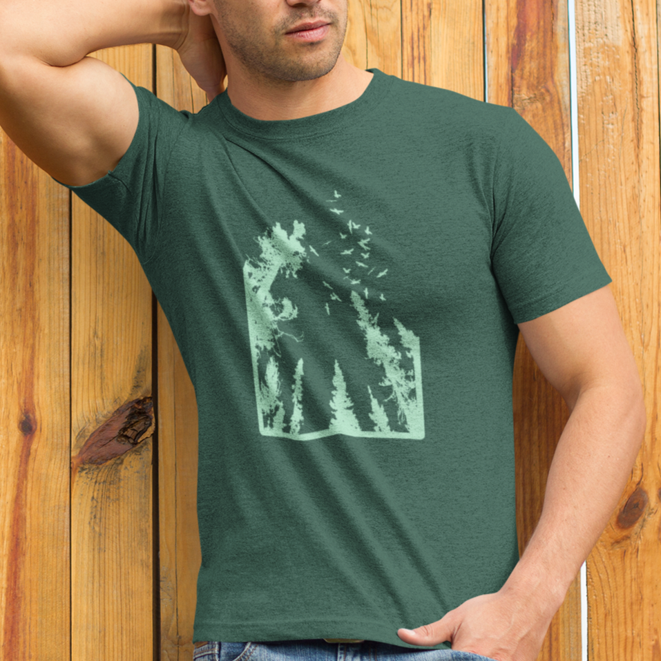 Ciel des bois-KM54-T-shirt Homme/unisexe